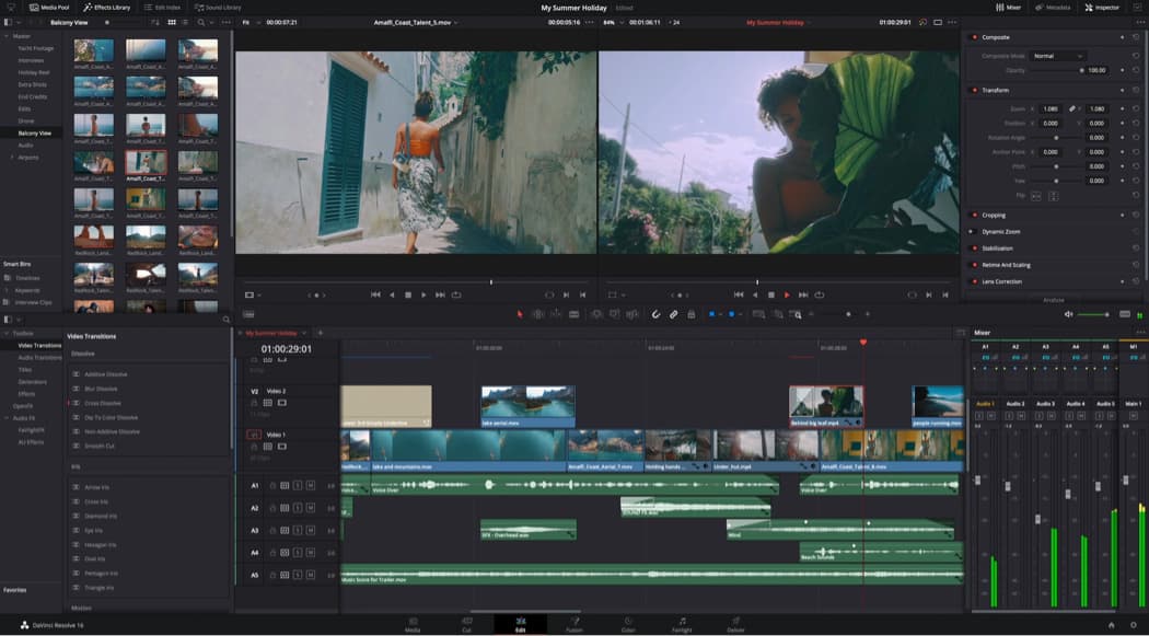 DaVinci Resolve screenshot
