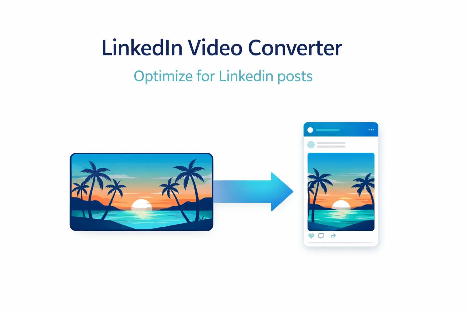 9:16-Konverter für LinkedIn-Video preview