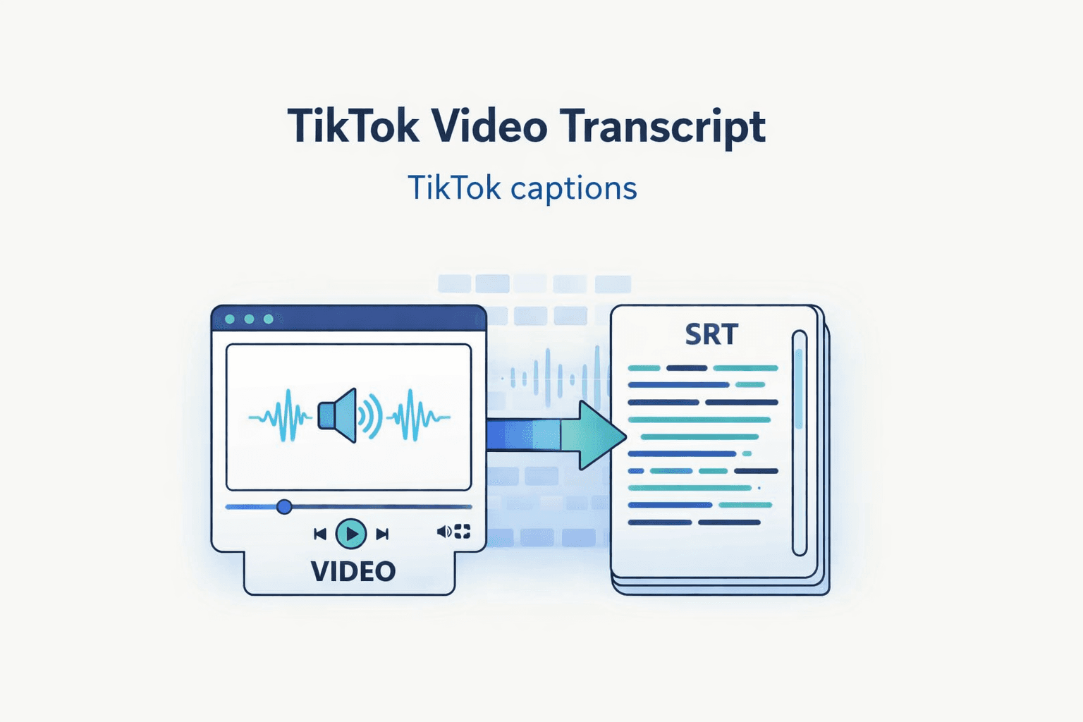 Transcripción de video de TikTok preview