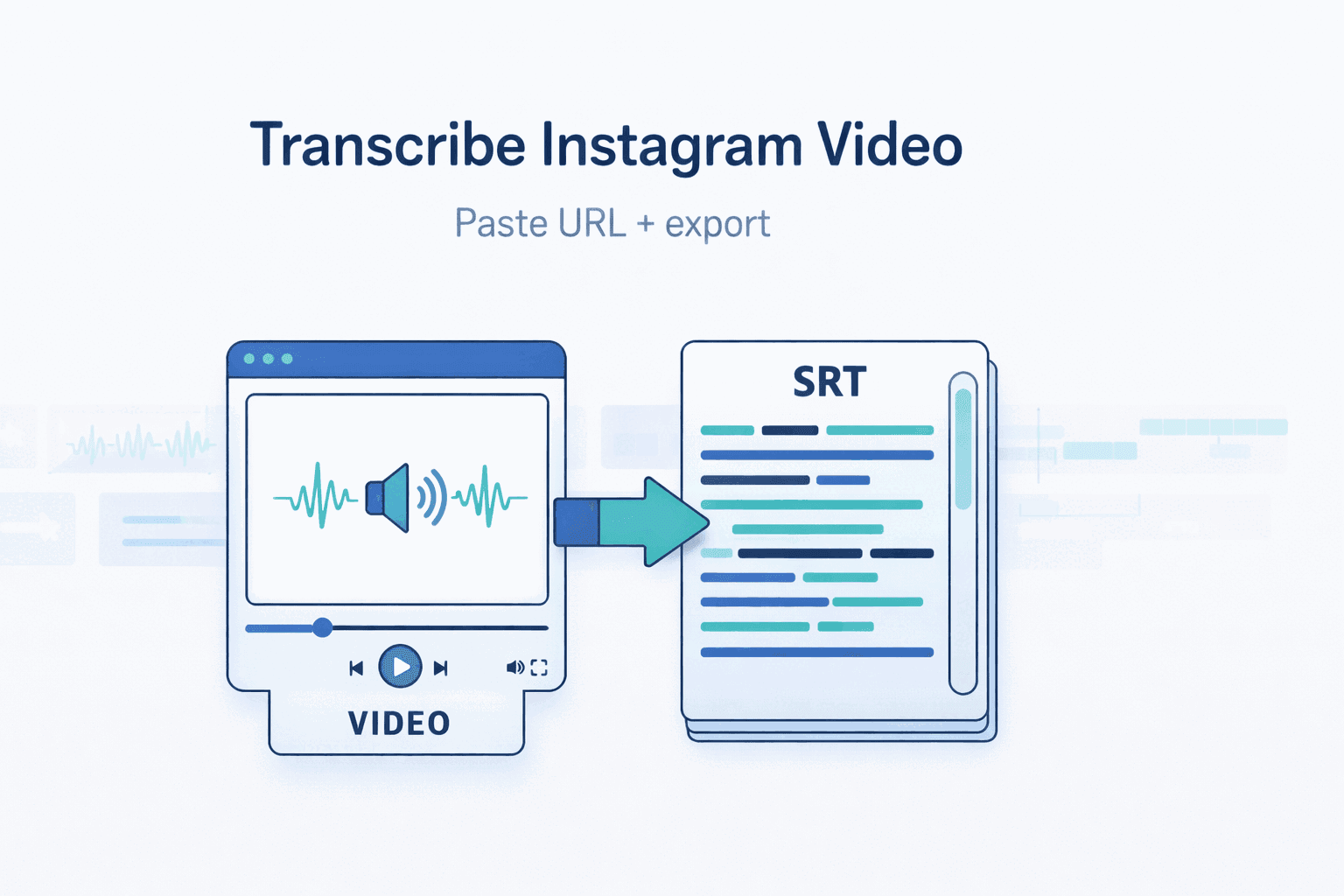 Transcribe Instagram Video preview