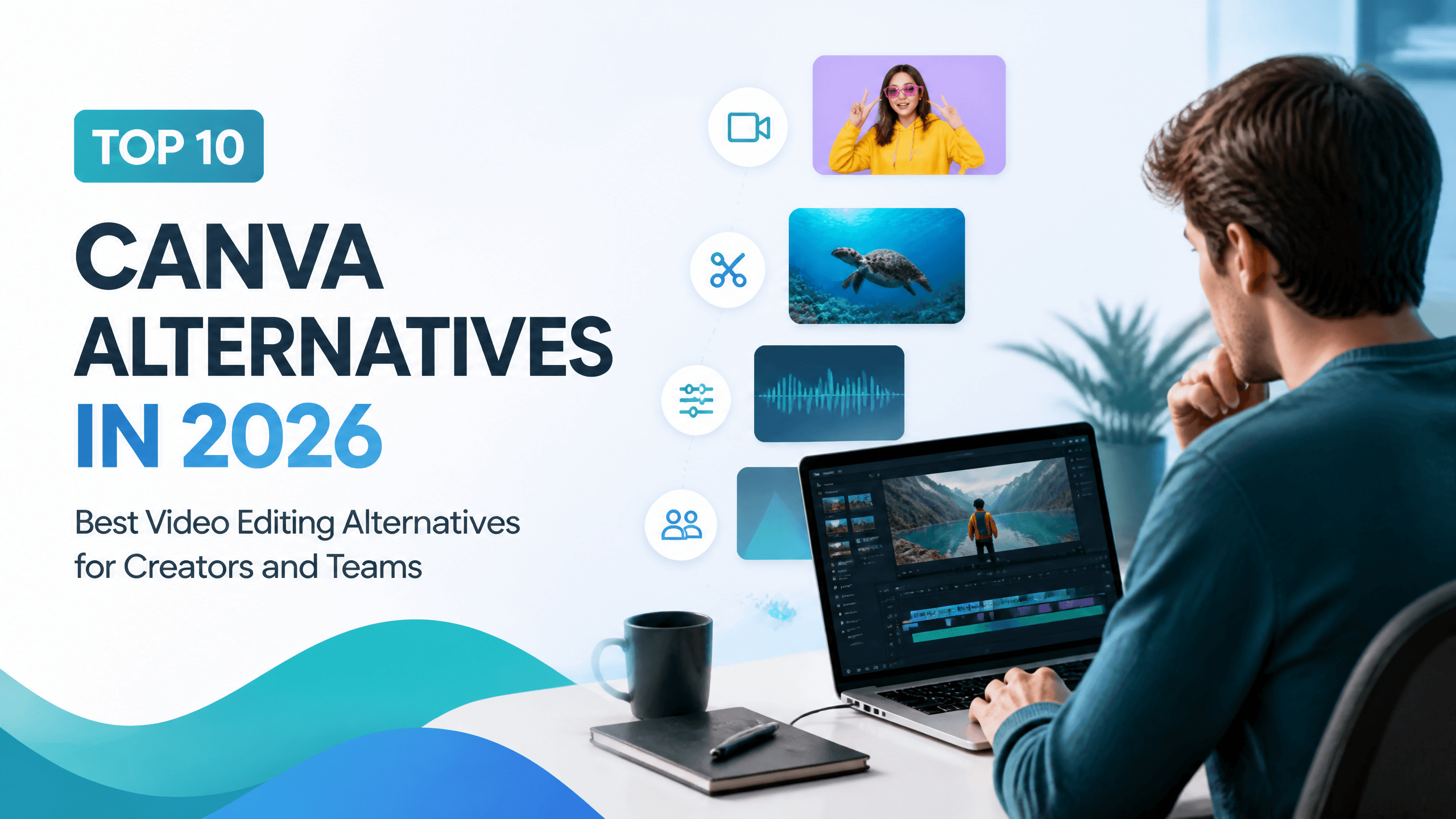 Top 10 Canva Alternatives in 2026 (Best Video Editing Alternatives for Creators and Teams) featured image
