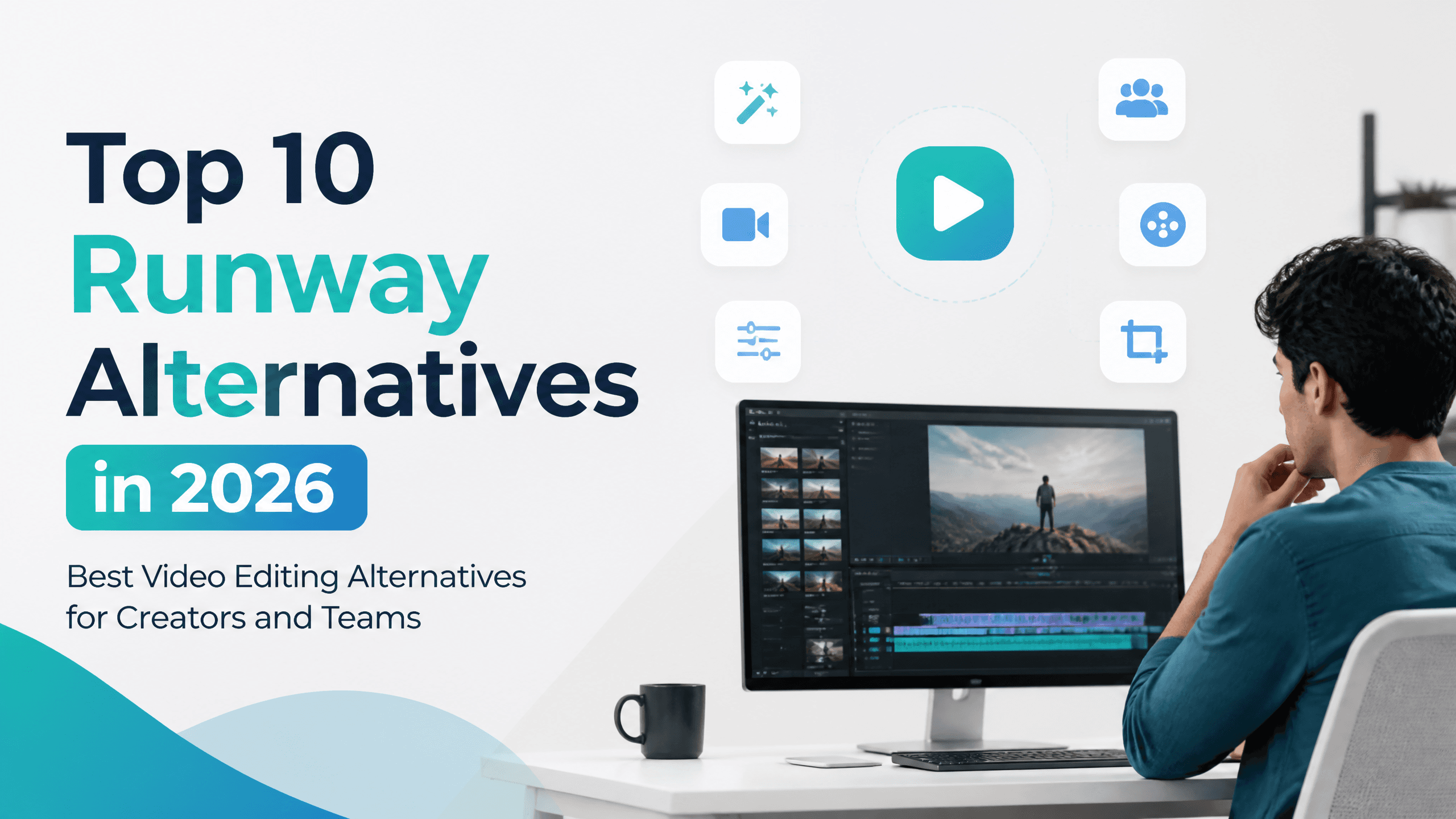 Top 10 Runway Alternatives in 2026 (Best Video Editing Alternatives for Creators and Teams) featured image