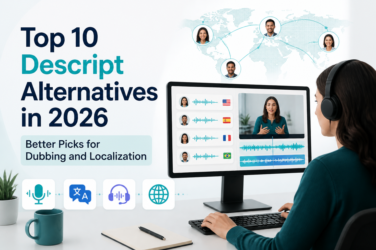 Top 10 Descript Alternatives in 2026 - Subclip