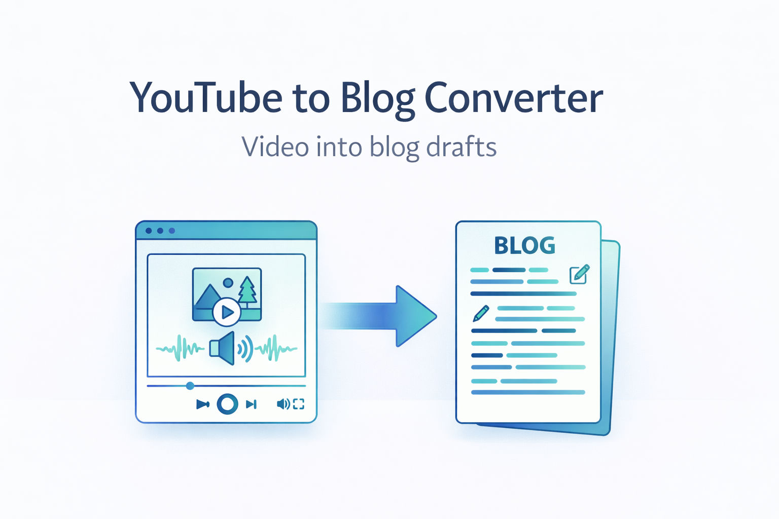 YouTube-zu-Blog-Konverter