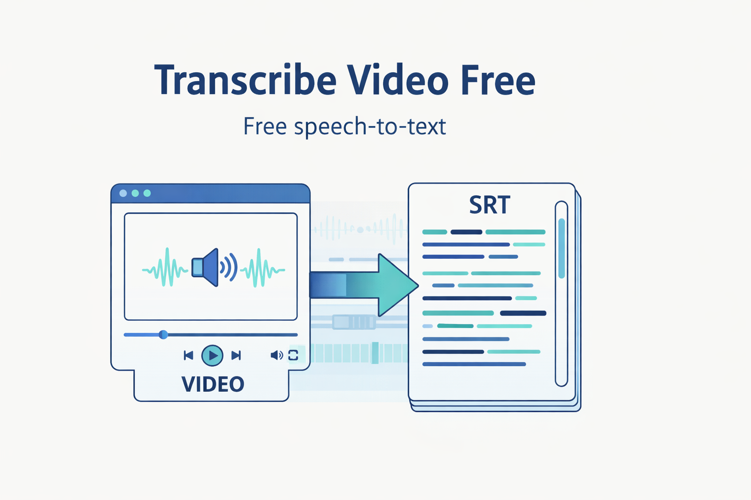 Transcription vidéo gratuite